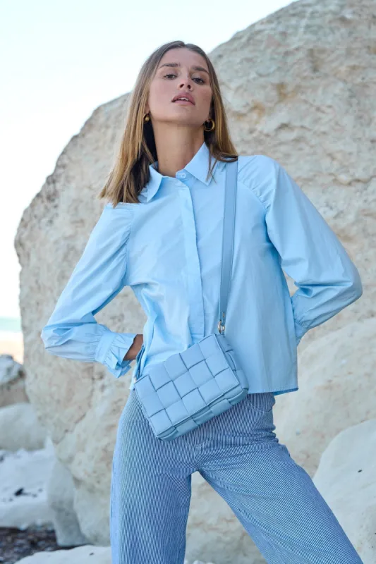 Rynn Shirt Light Blue sold by Noella Fashion