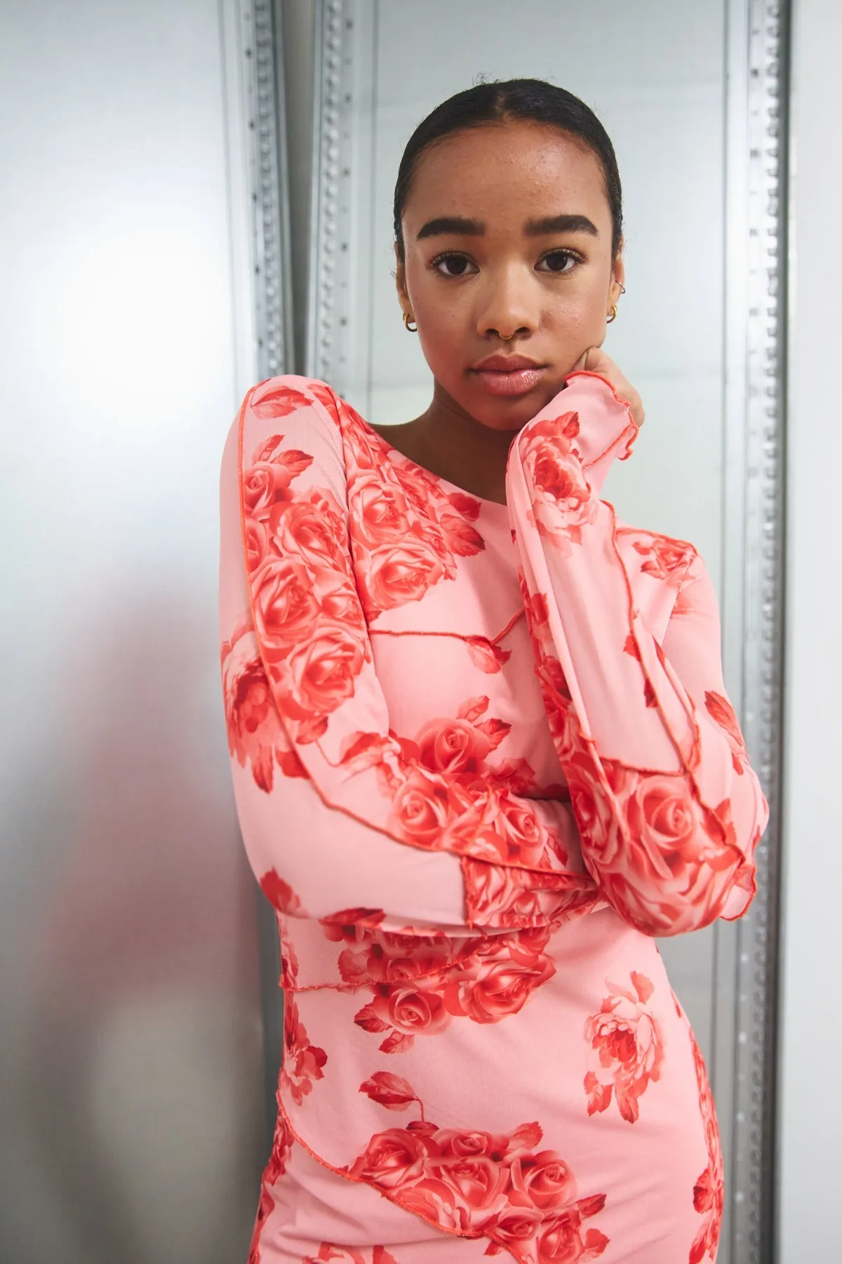 Joanna Dress Rose Print sold by Noella Fashion product image thumbnail 2