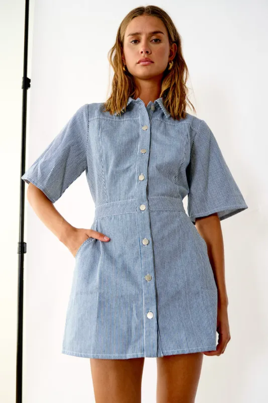 Benita Dress Light Blue sold by Noella Fashion