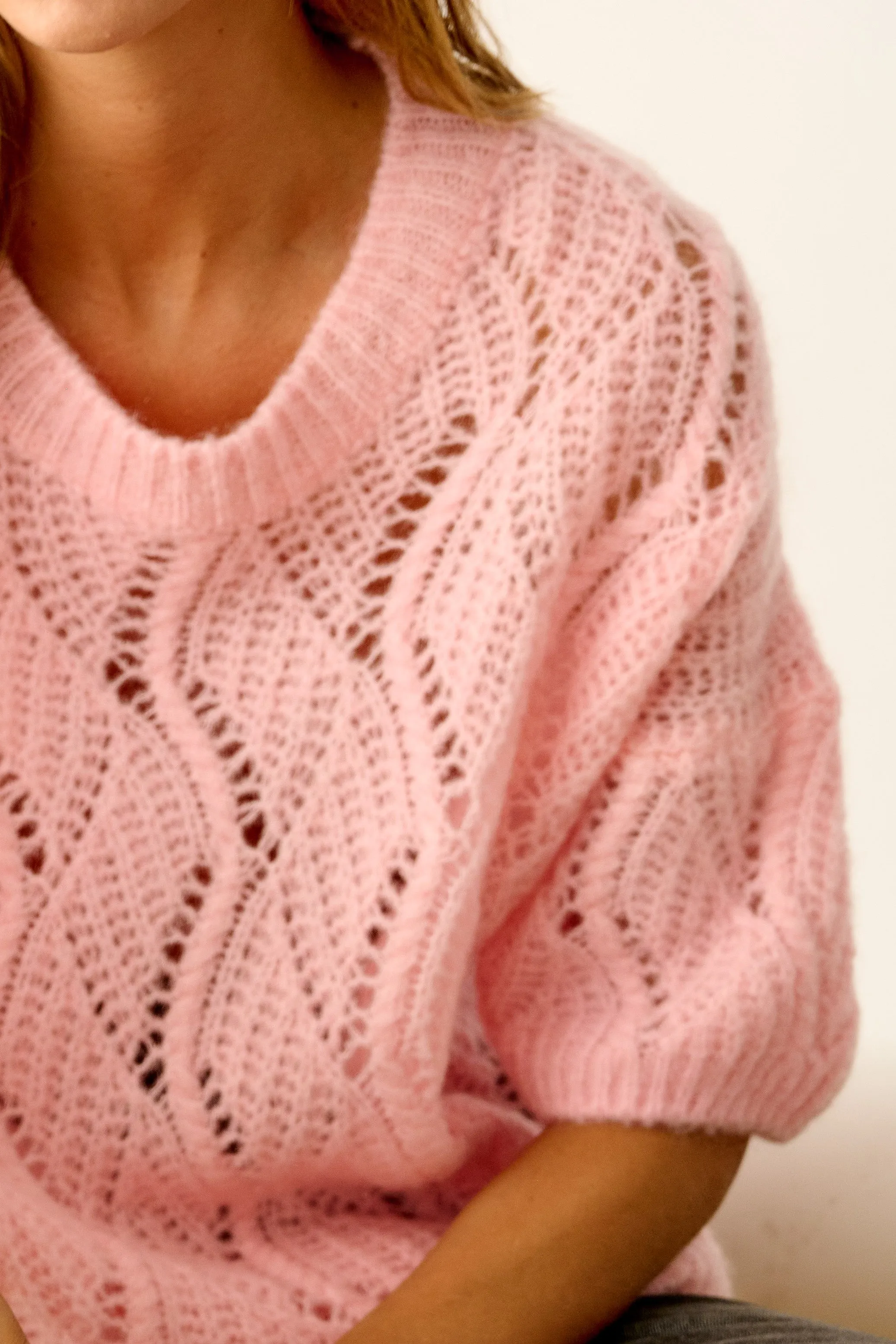 Roa Knit Jumper Rose sold by Noella Fashion product image thumbnail 3
