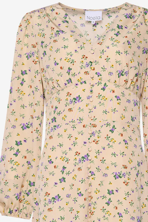 Paris Patty Short Dress White Flower sold by Noella Fashion product image thumbnail 2