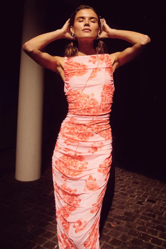 Sutton Dress Rose Print sold by Noella Fashion