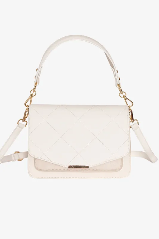 Blanca Multi Compartment Bag Offwhite/Birch sold by Noella Fashion