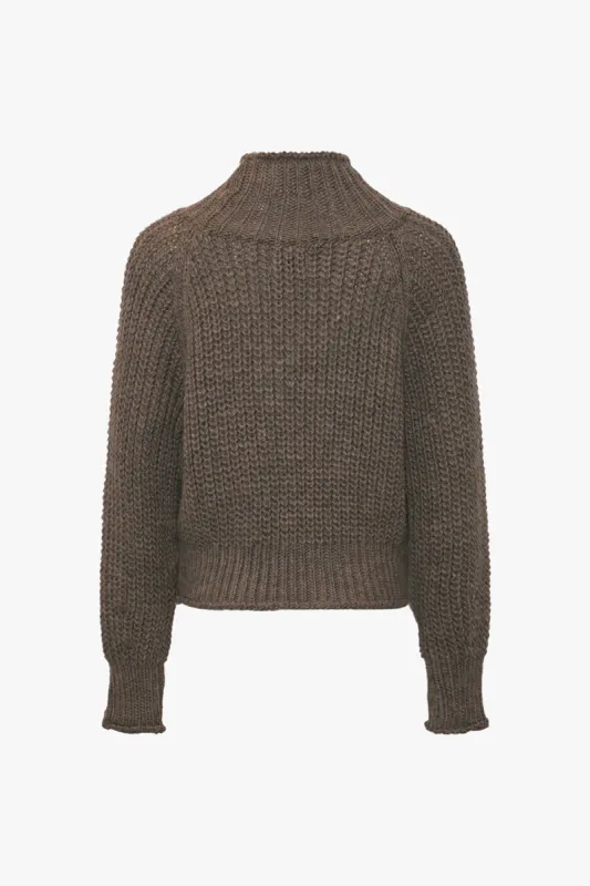 Kissie Knit Mud Melange sold by Noella Fashion