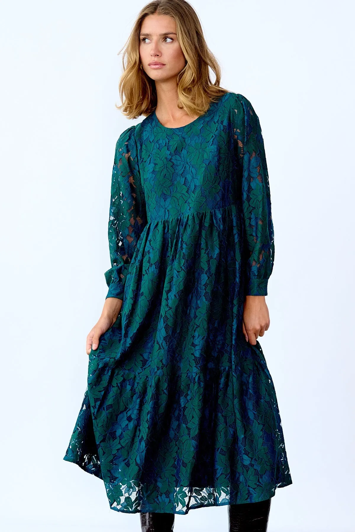 Macenna Dress Blue/Green sold by Noella Fashion