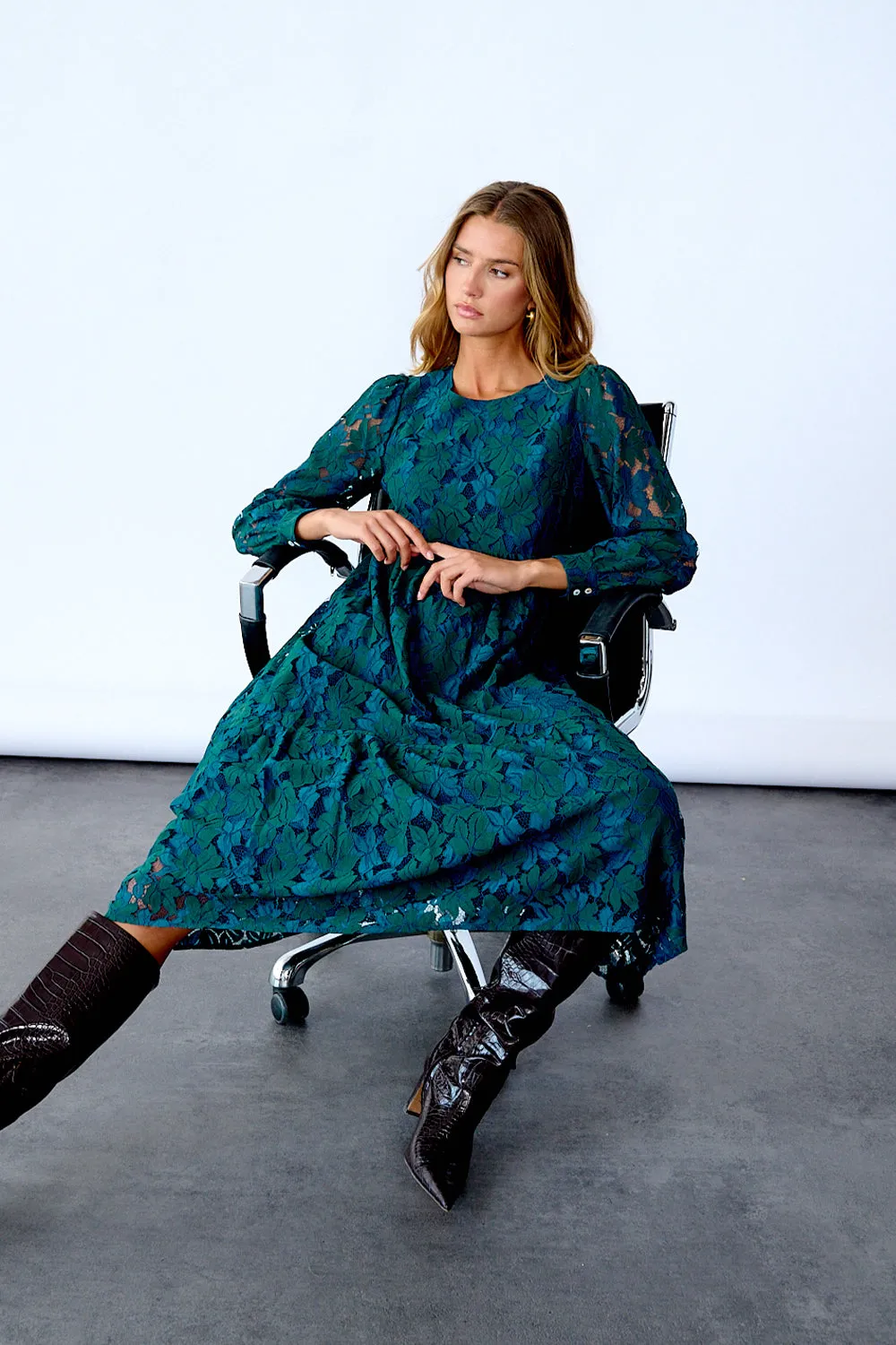 Macenna Dress Blue/Green sold by Noella Fashion product image thumbnail 4