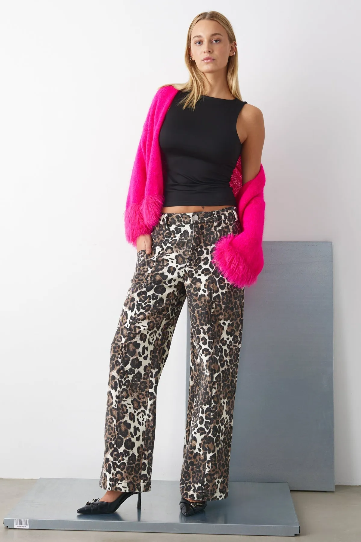 Tulip Knit Cardigan Pink sold by Noella Fashion product image thumbnail 3