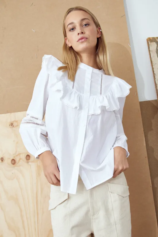 Jovanny Shirt White sold by Noella Fashion