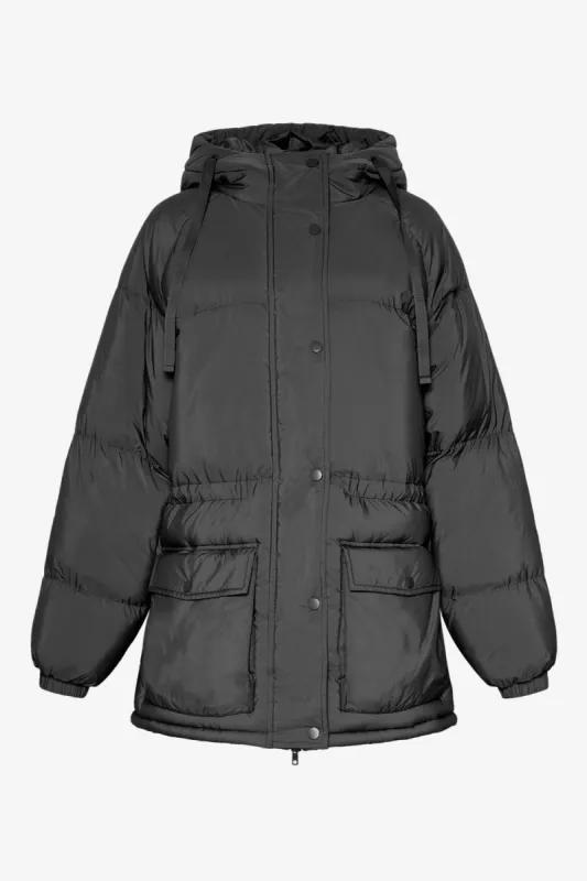 Nanna Puffer Jacket Black made by Noella Fashion