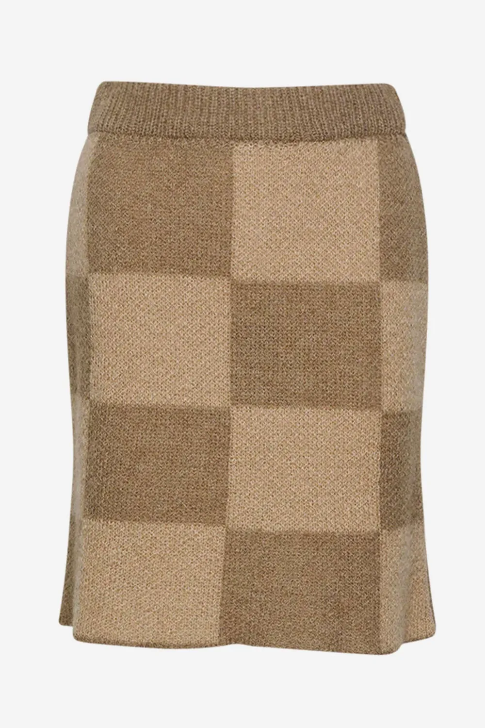 Kiana Knit Skirt Brown/Sand sold by Noella Fashion product image thumbnail 2