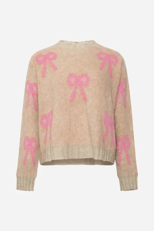 Lena Knit Pink Beige Combo sold by Noella Fashion