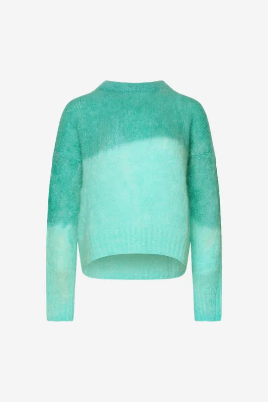 Belinda Dip Sweater Green sold by Noella Fashion