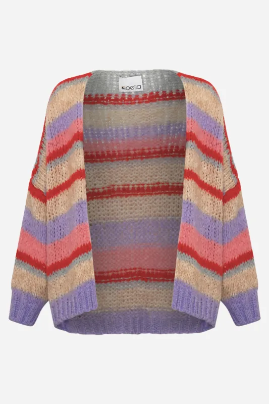 Kariann Knit Cardigan Claire Stripe sold by Noella Fashion