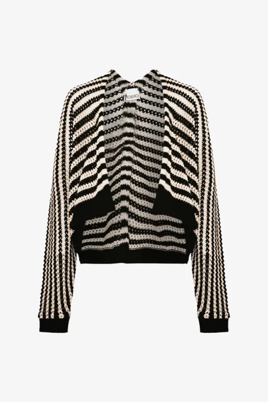 Keelie Knit Cardine Black Stripe sold by Noella Fashion