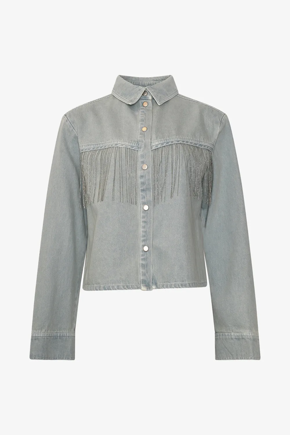 Krislynn Shirt Light Blue Wash sold by Noella Fashion