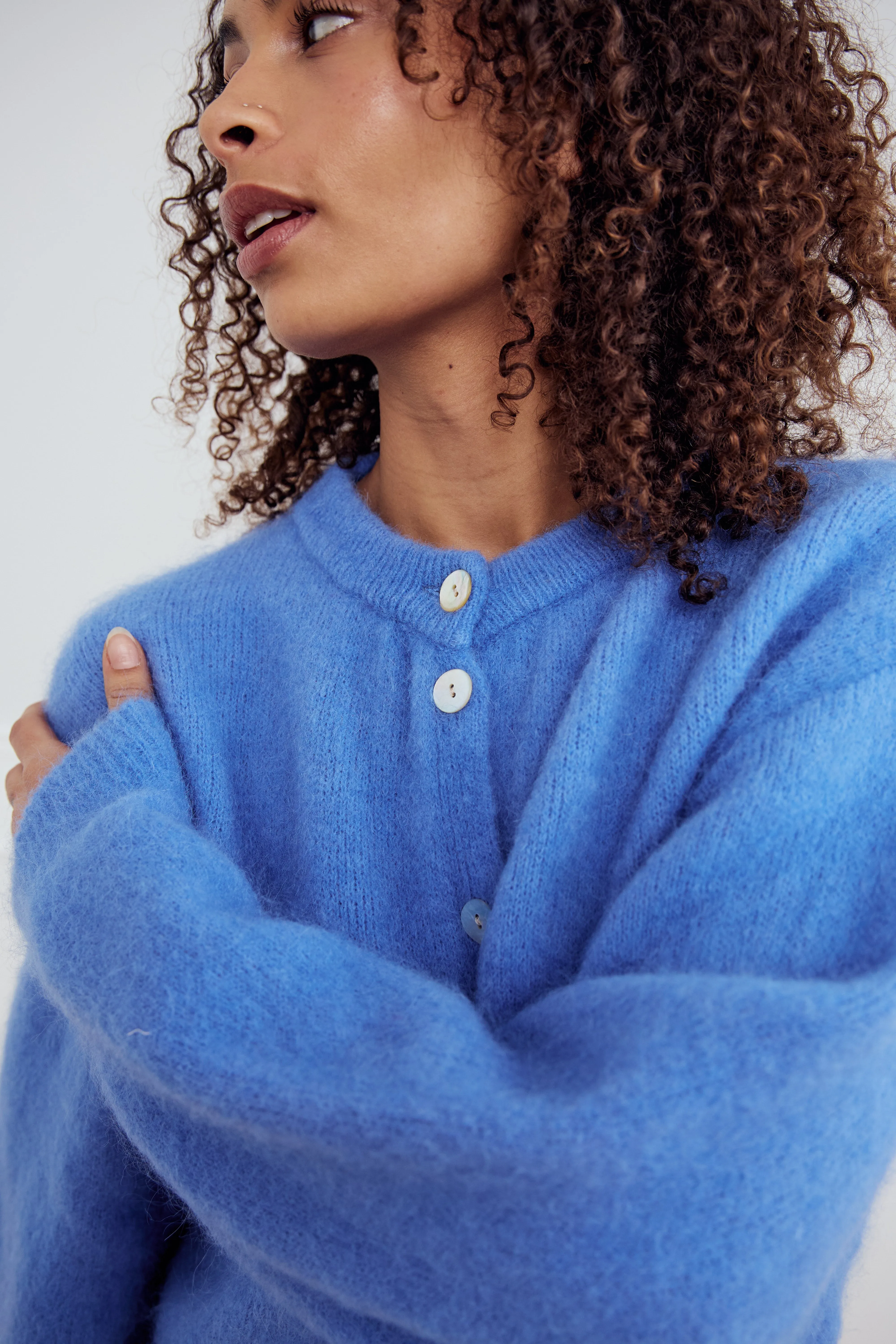 Kae Knit Cardigan Dove Blue sold by Noella Fashion product image thumbnail 2