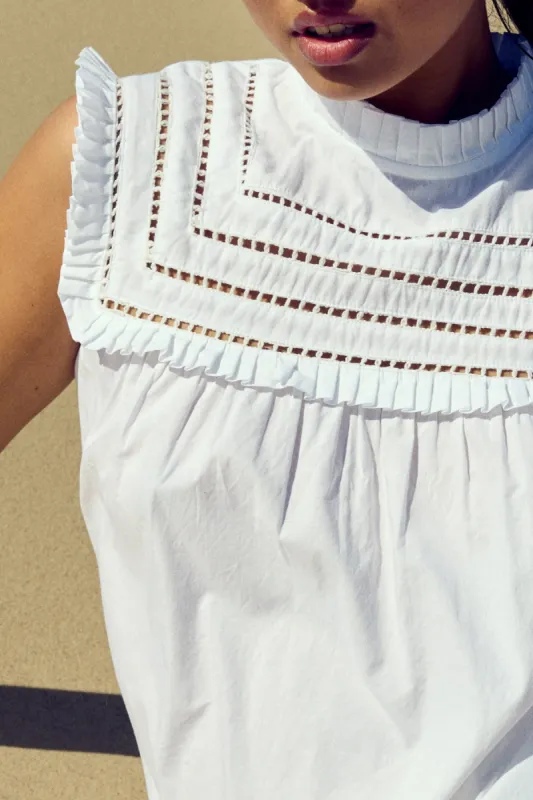 Kama Blouse White sold by Noella Fashion