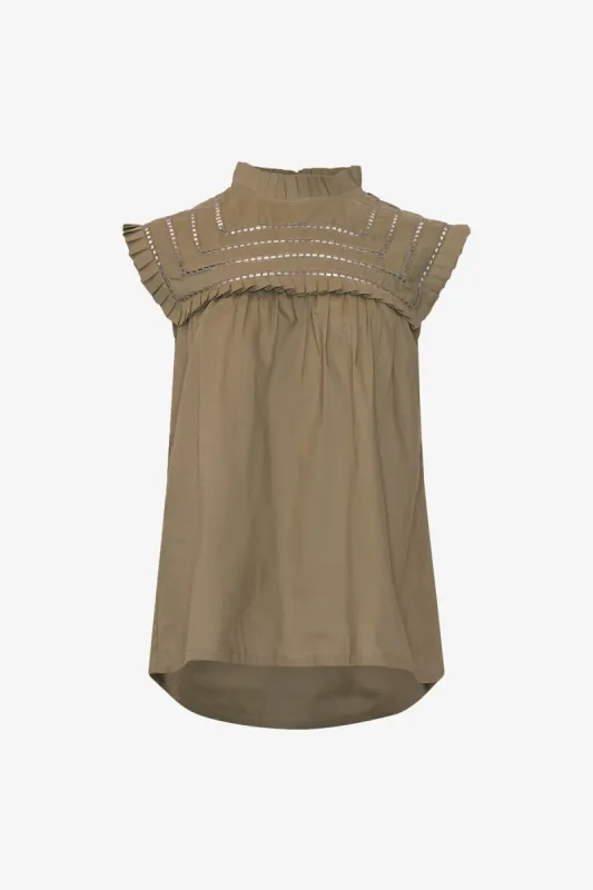 Kama Blouse Sage Green sold by Noella Fashion