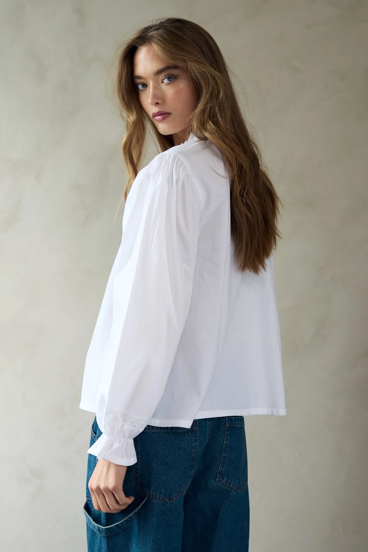 Kendira Blouse White sold by Noella Fashion product image thumbnail 3