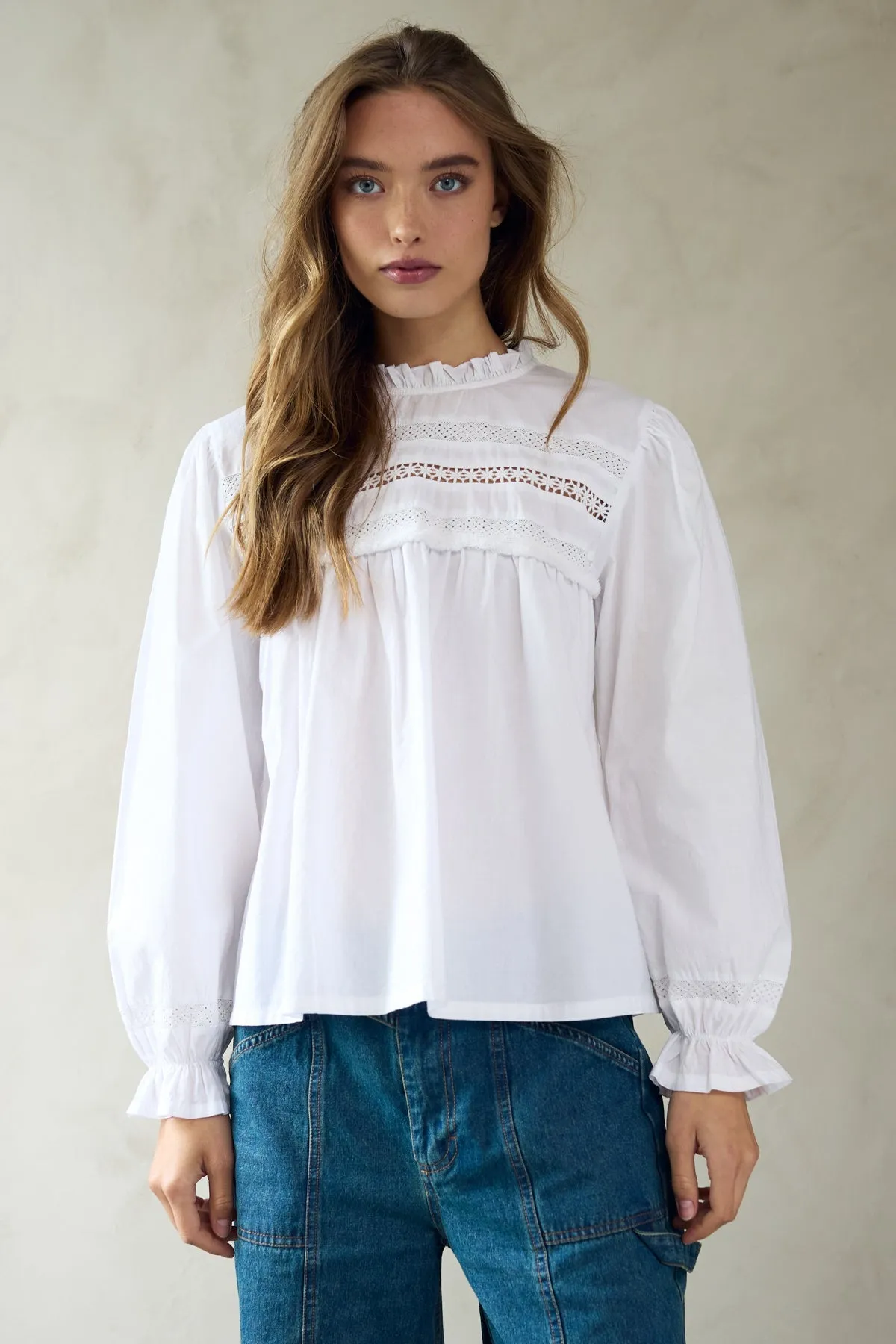 Kendira Blouse White sold by Noella Fashion product image thumbnail 2