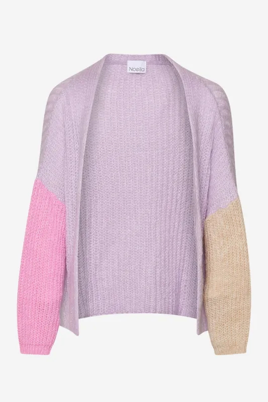 Joseph Knit Cardigan Mixed Lilac Mix sold by Noella Fashion