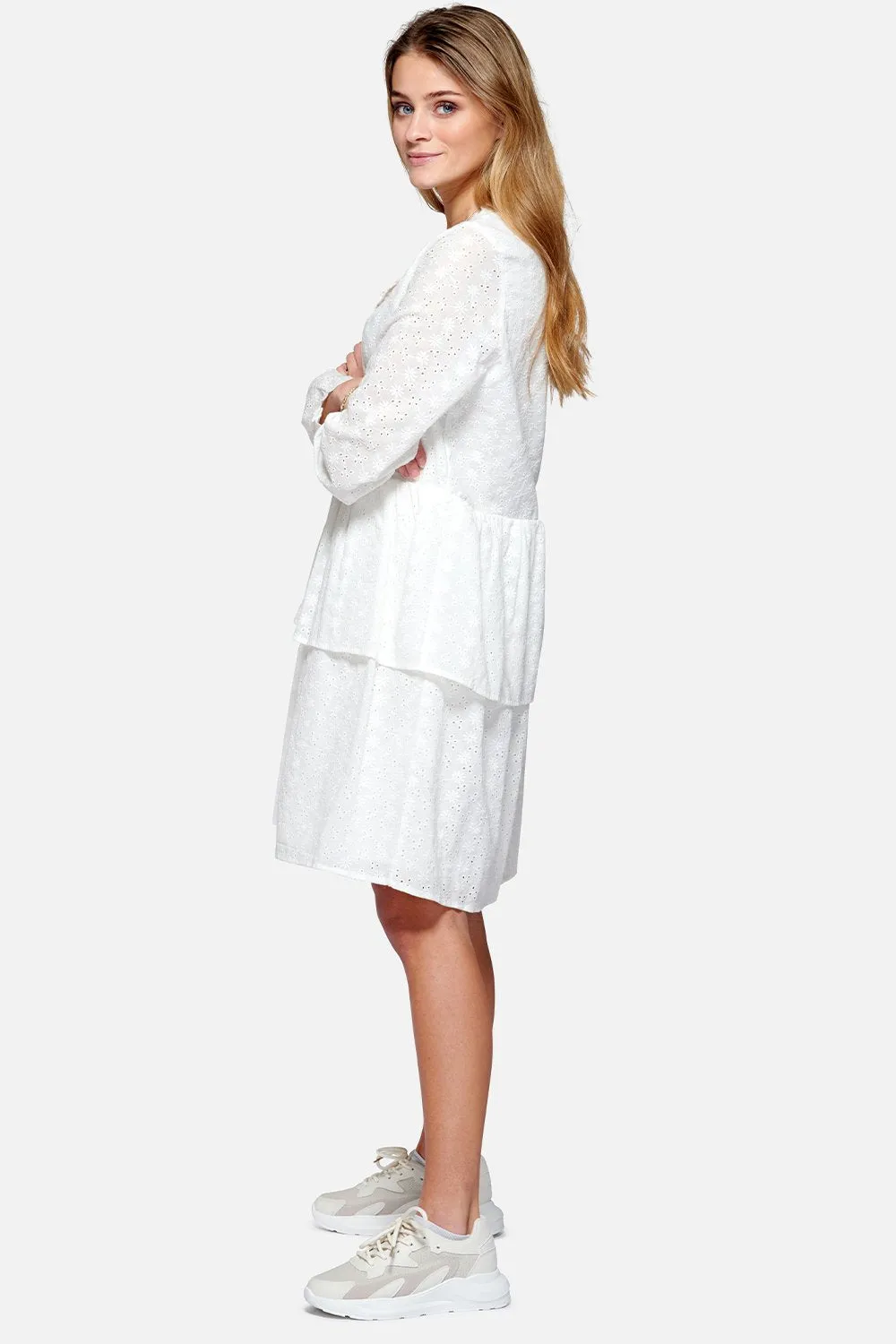Bille Dress Cotton Embrodery White sold by Noella Fashion product image thumbnail 2