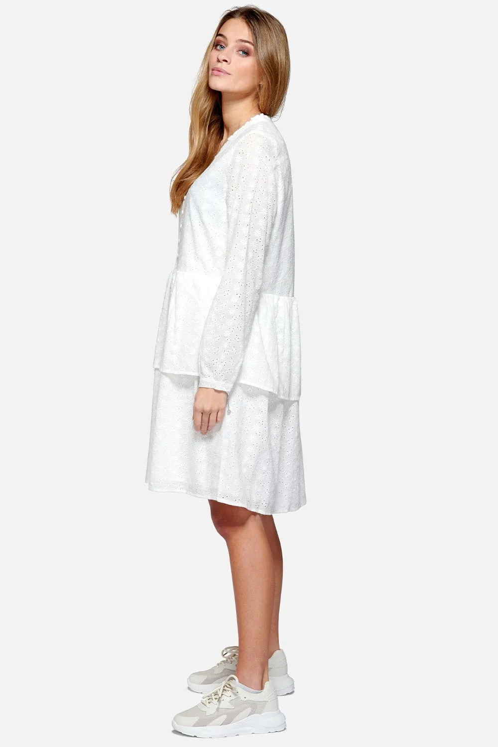 Bille Dress Cotton Embrodery White sold by Noella Fashion product image thumbnail 4