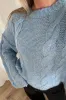 Lyza SH Knit Light Blue sold by Noella Fashion
