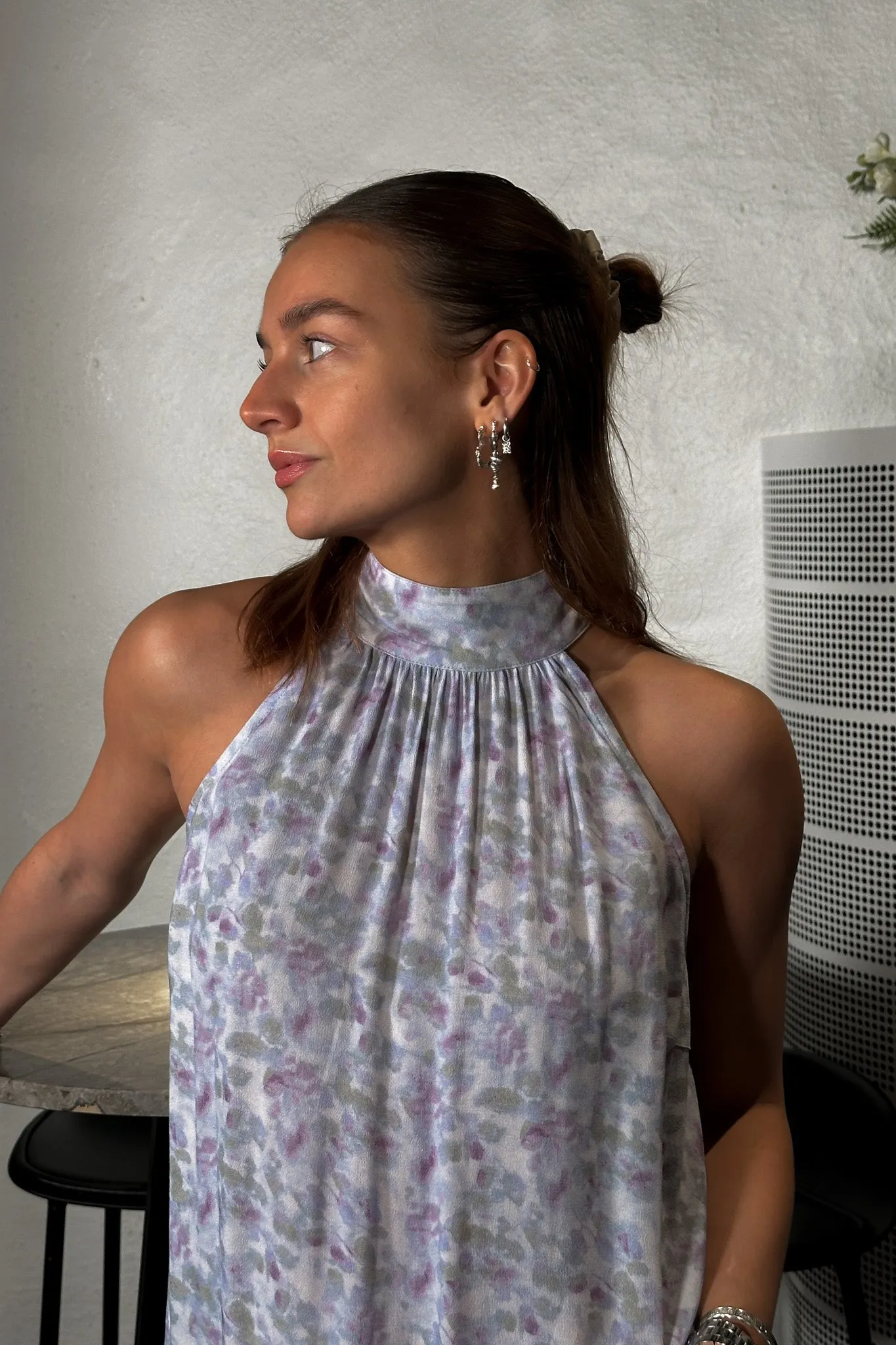 London Short Dress Cinthia Blue Print sold by Noella Fashion product image thumbnail 2