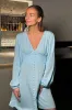 Lilith Short Dress Light Blue sold by Noella Fashion