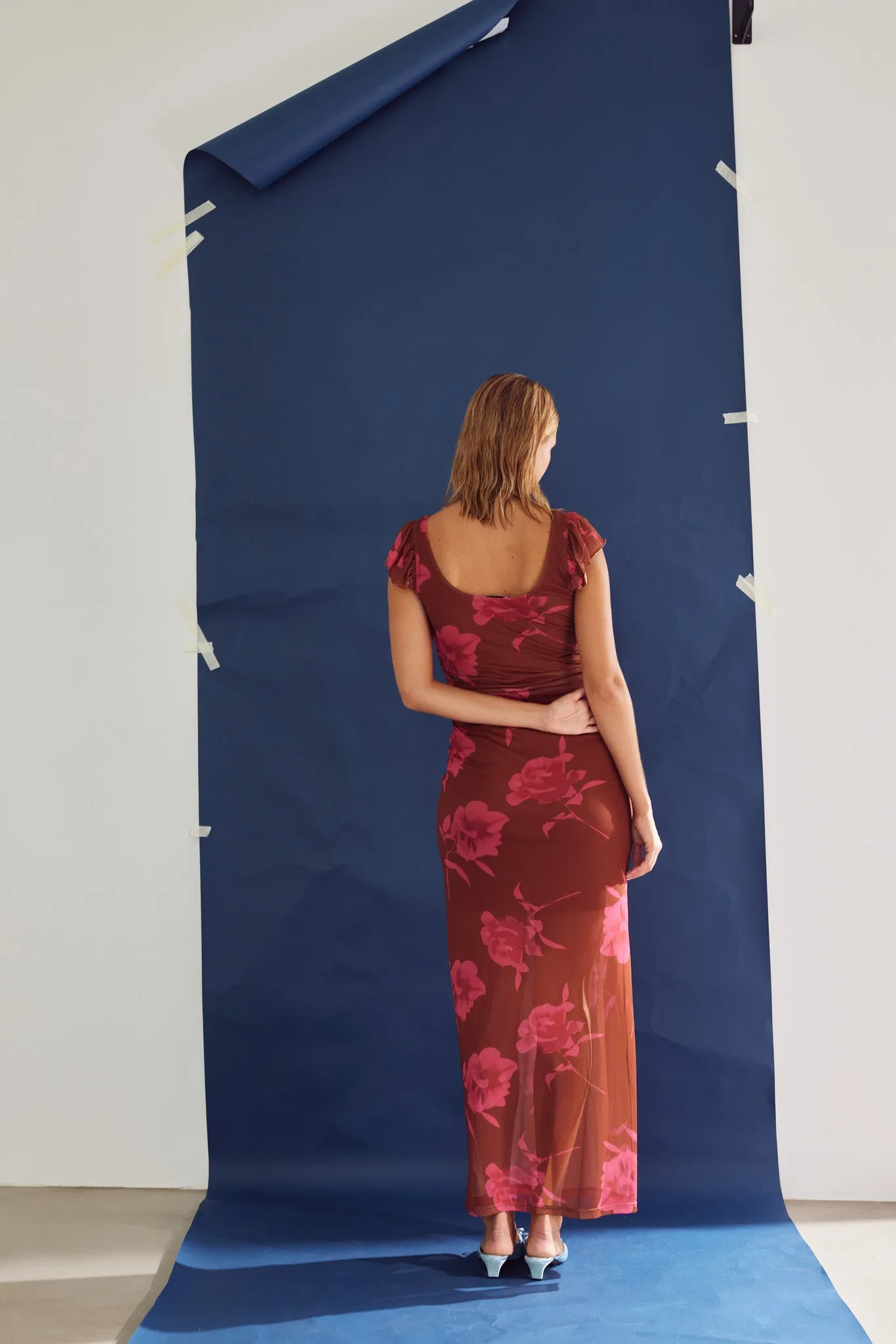 Lauryn Dress Cassie Brown Print sold by Noella Fashion product image thumbnail 2