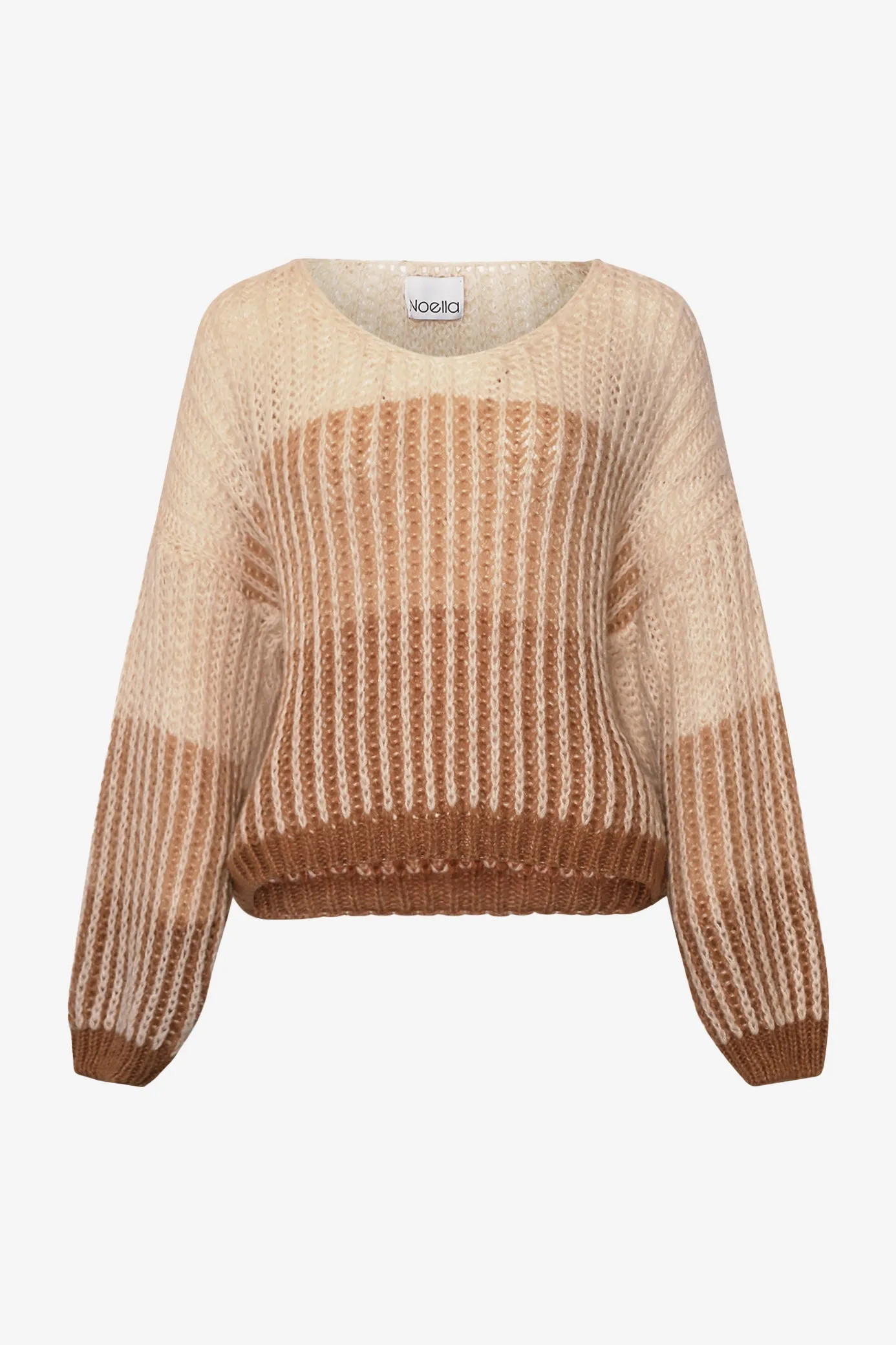 Lillie Knit Cheyenne Sand Stripe sold by Noella Fashion product image thumbnail 5