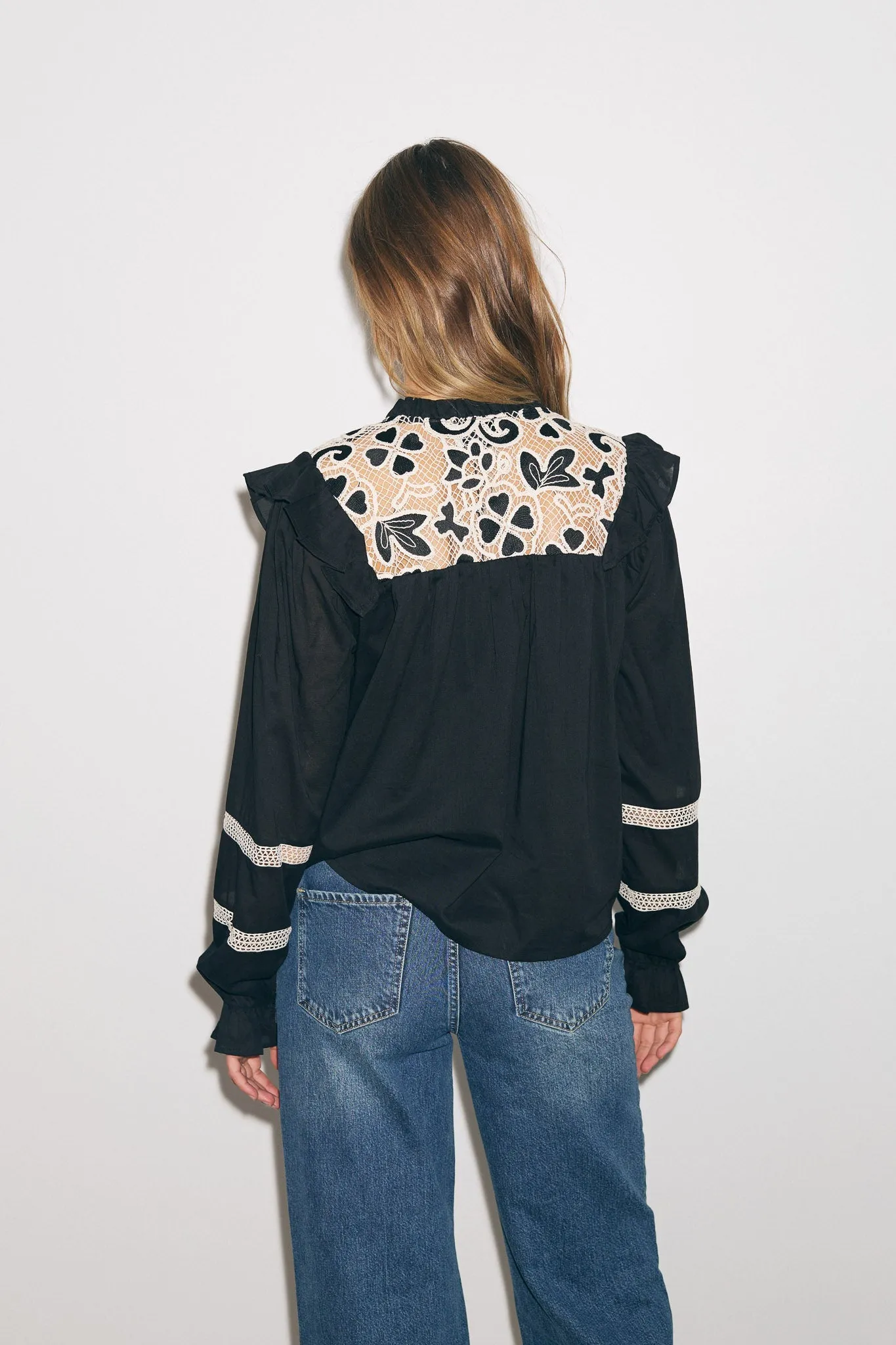 Salba Blouse Black sold by Noella Fashion product image thumbnail 5