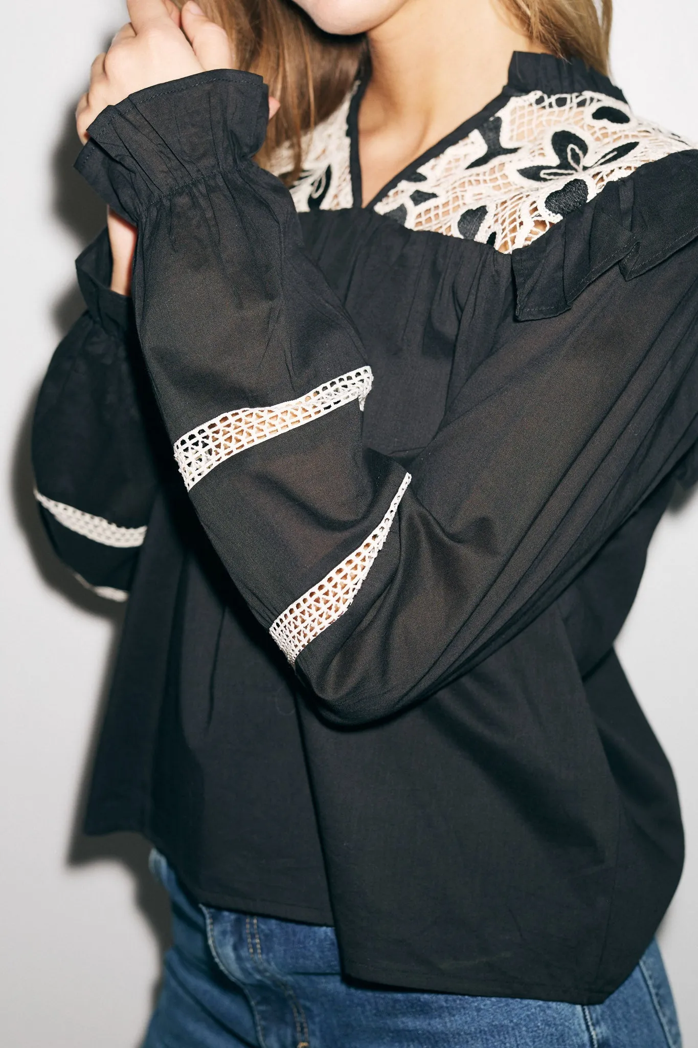 Salba Blouse Black sold by Noella Fashion product image thumbnail 2