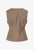 Kasaundra Vest Timber Brown sold by Noella Fashion