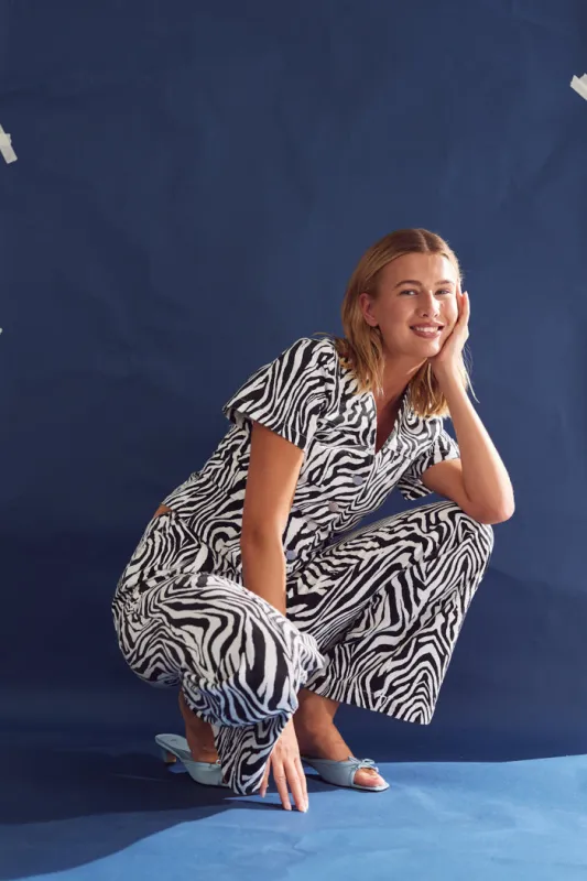Stormy Jeans Taleah Zebra Print sold by Noella Fashion