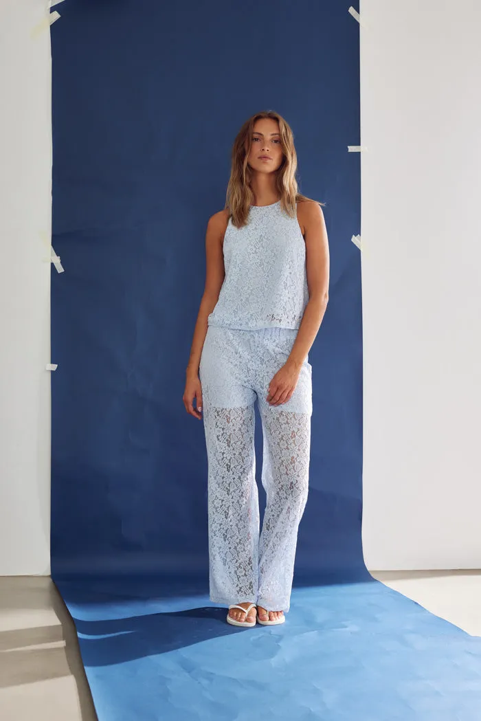Shelly Pants Air Blue sold by Noella Fashion