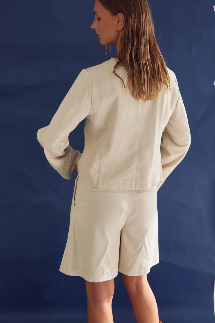 Lettie Shorts Ivory sold by Noella Fashion product image thumbnail 2