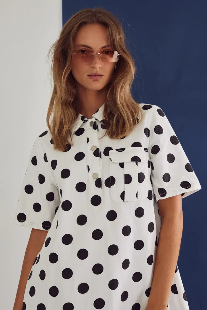 Jozie Dress Carmella White Print sold by Noella Fashion product image thumbnail 2