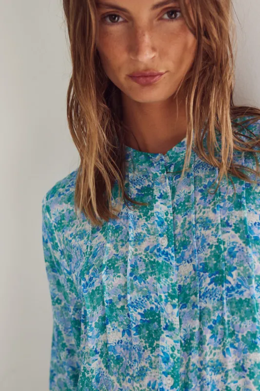 Imogene Dress Cindy Blue Print sold by Noella Fashion