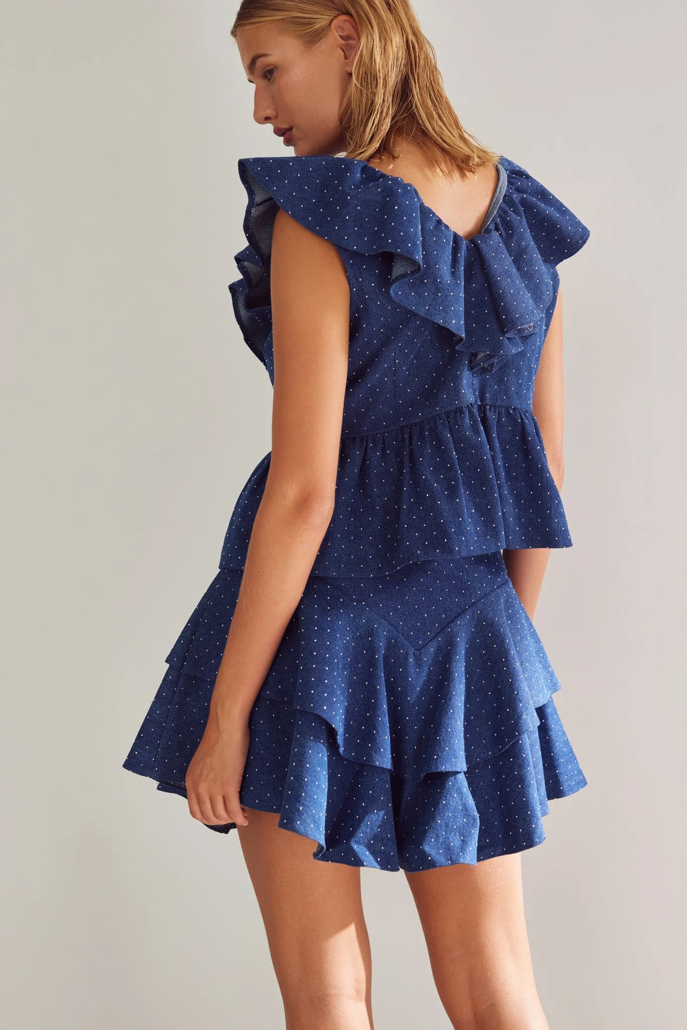 Louisa Blouse Blue Wash sold by Noella Fashion product image thumbnail 4