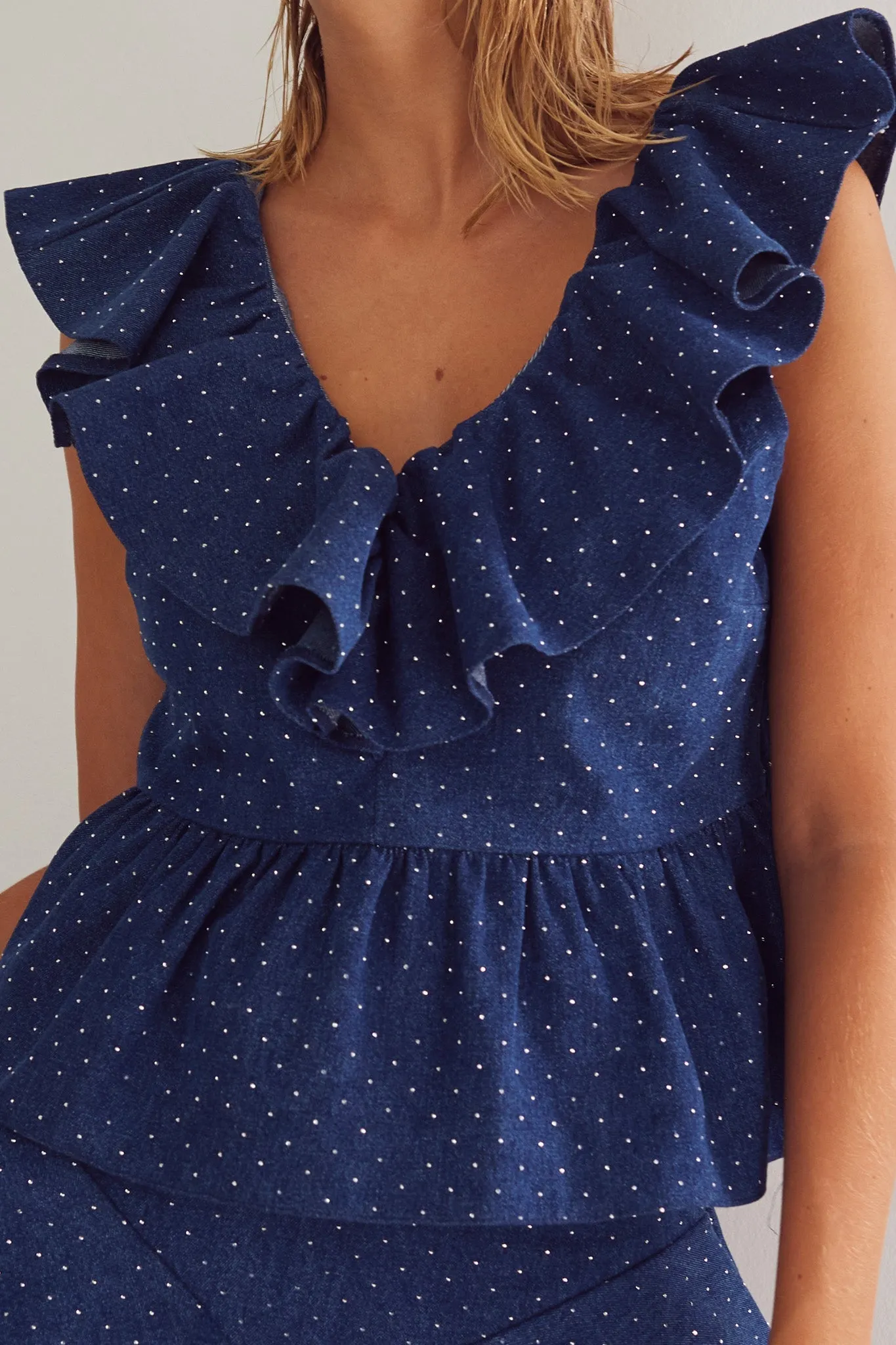 Louisa Blouse Blue Wash sold by Noella Fashion