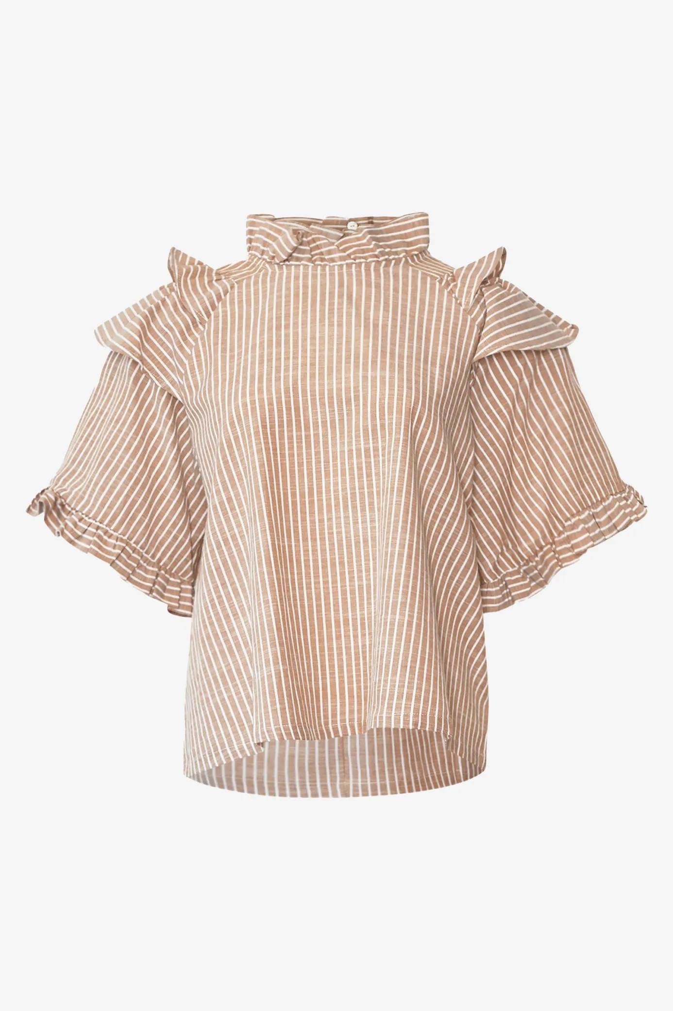 Lesly Blouse Sand Stripe sold by Noella Fashion