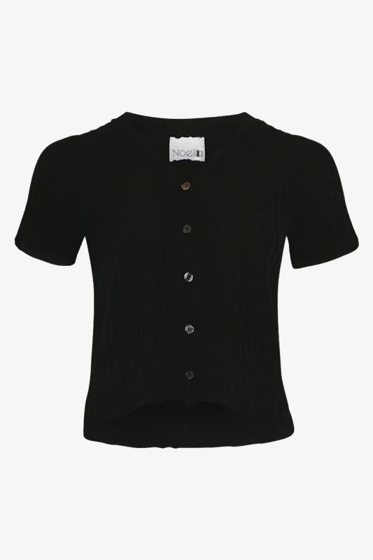 Lenora Knit Cardigan Black sold by Noella Fashion