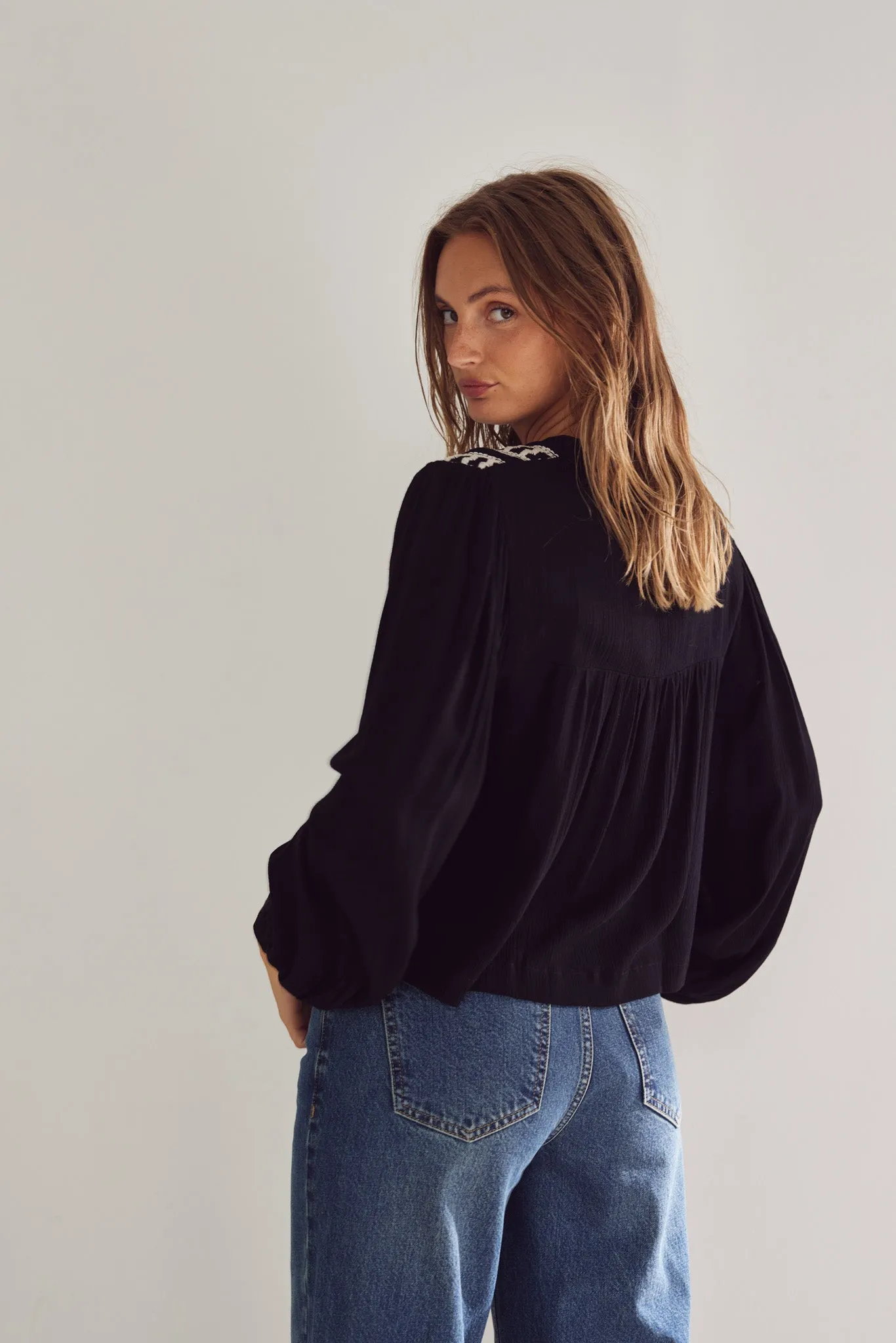 Lillith Blouse Black sold by Noella Fashion product image thumbnail 4