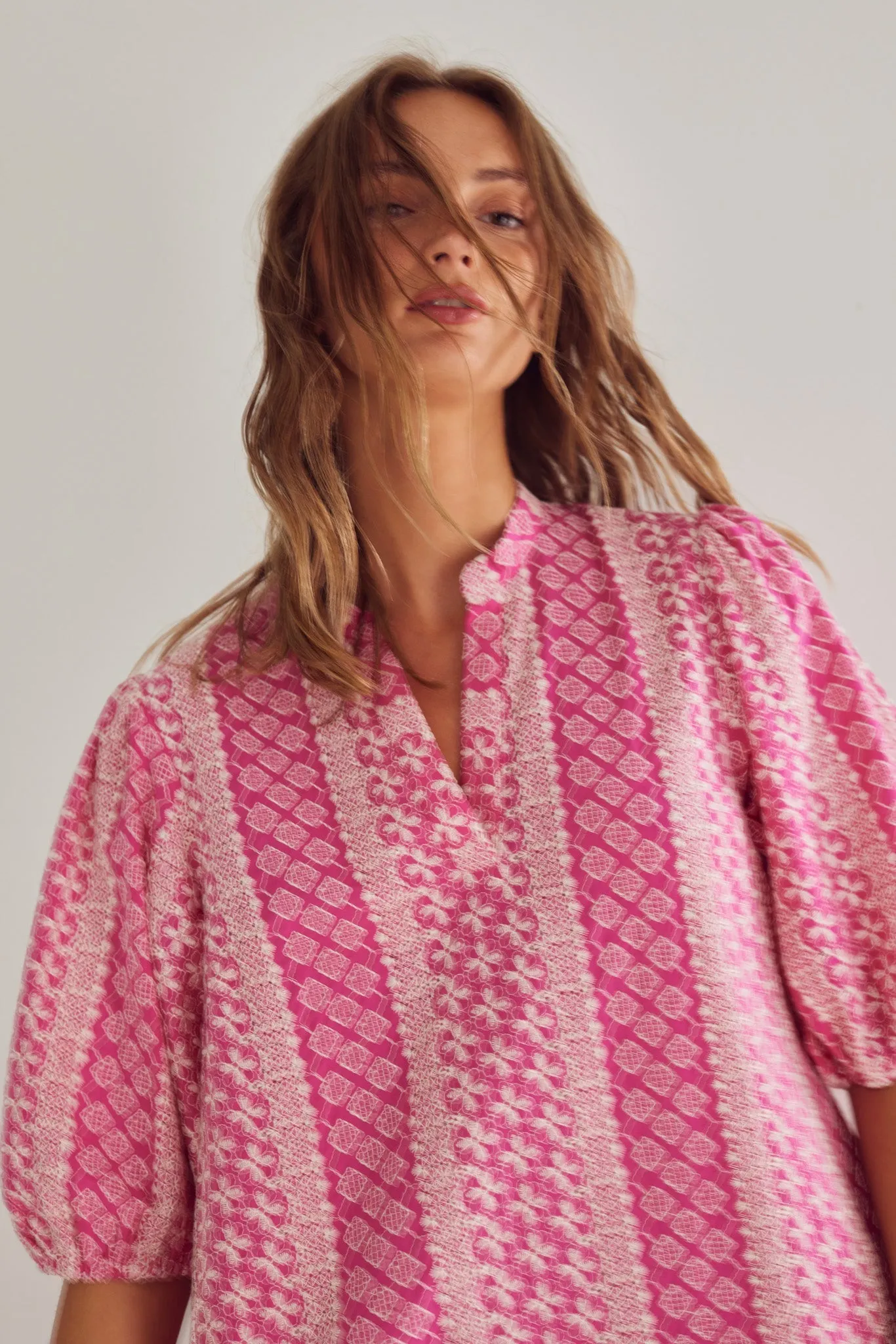 Lillianna Dress Pink Sugar Combo sold by Noella Fashion product image thumbnail 5