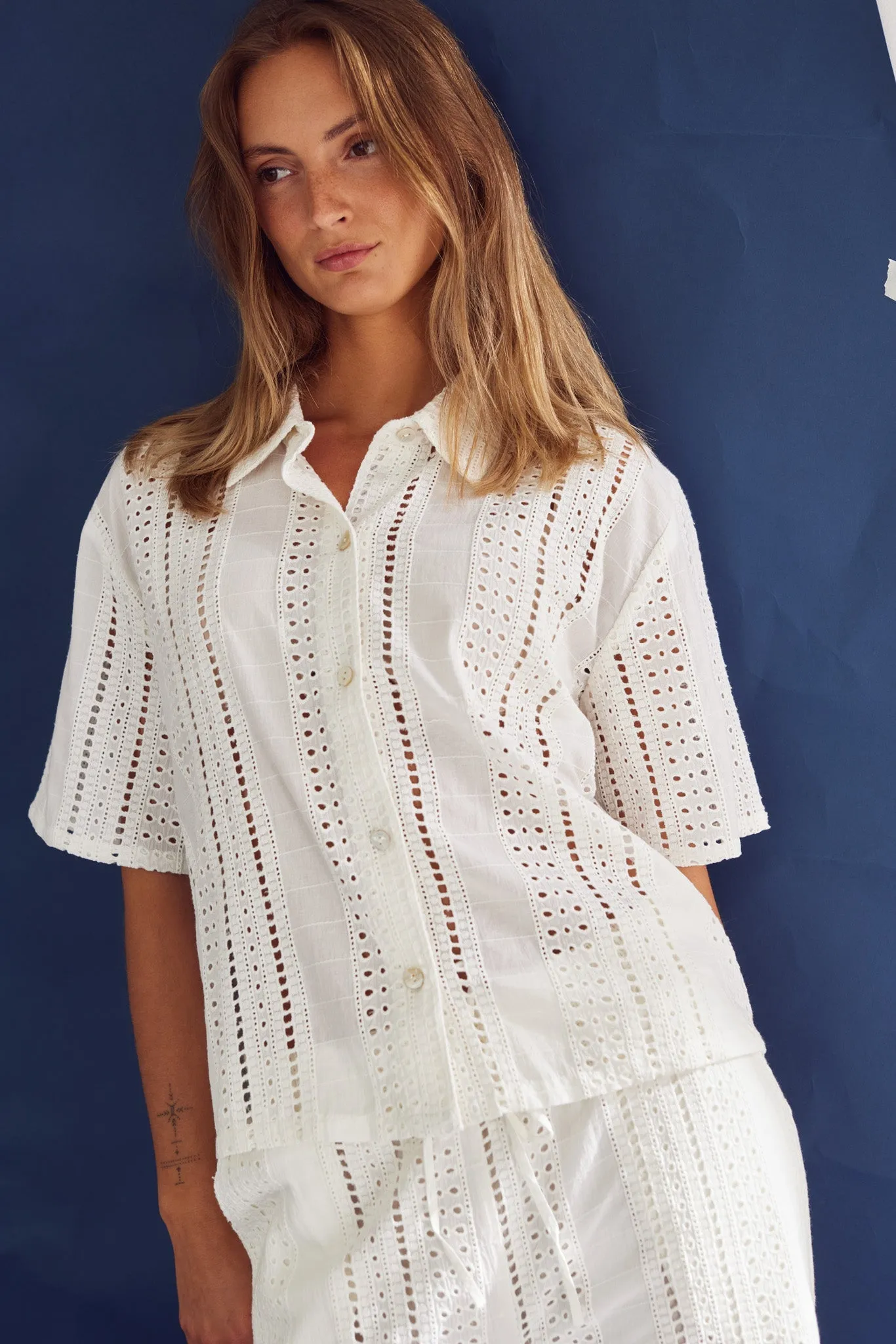 Kealy Shirt White sold by Noella Fashion