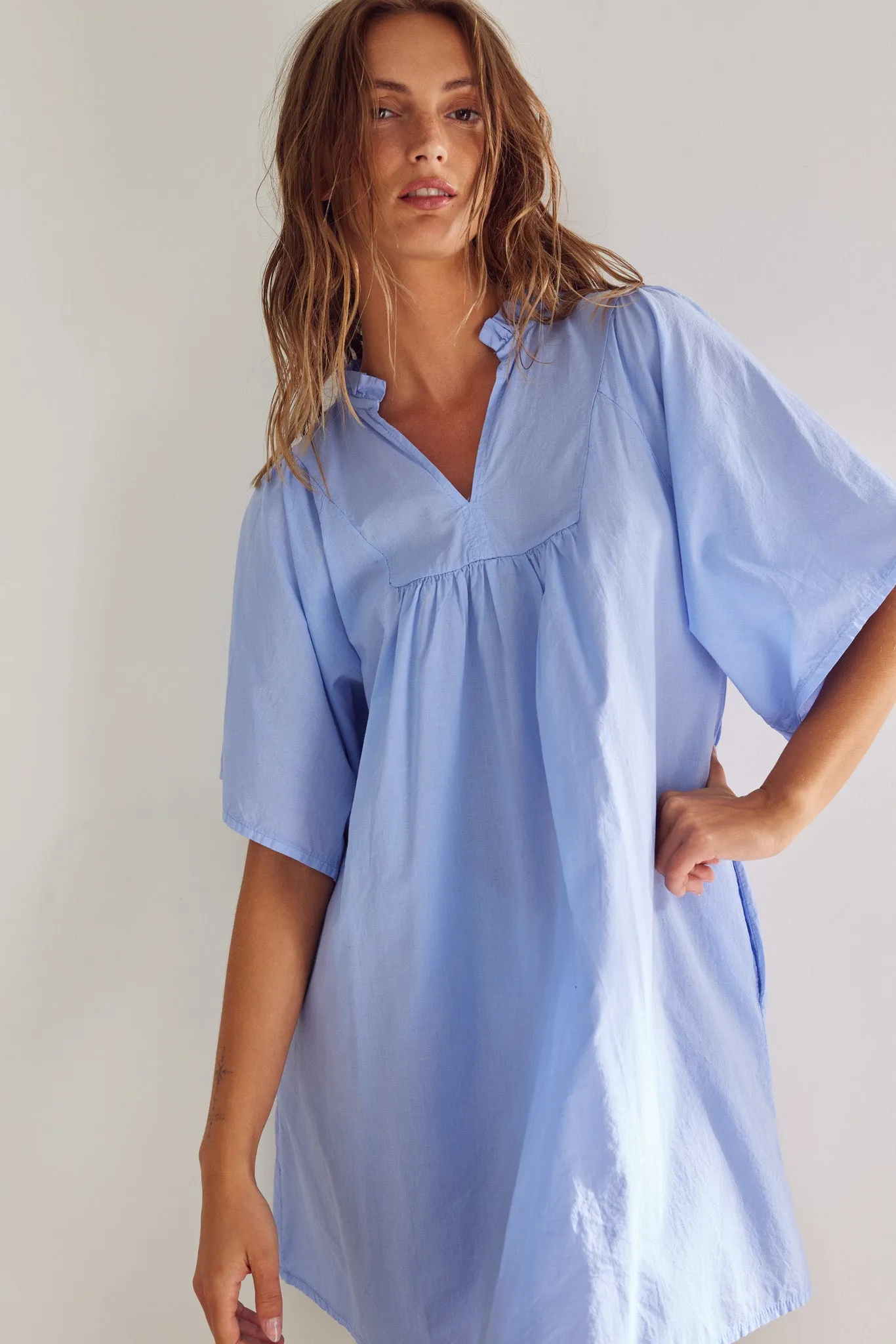 Leslie Dress Vista Blue sold by Noella Fashion