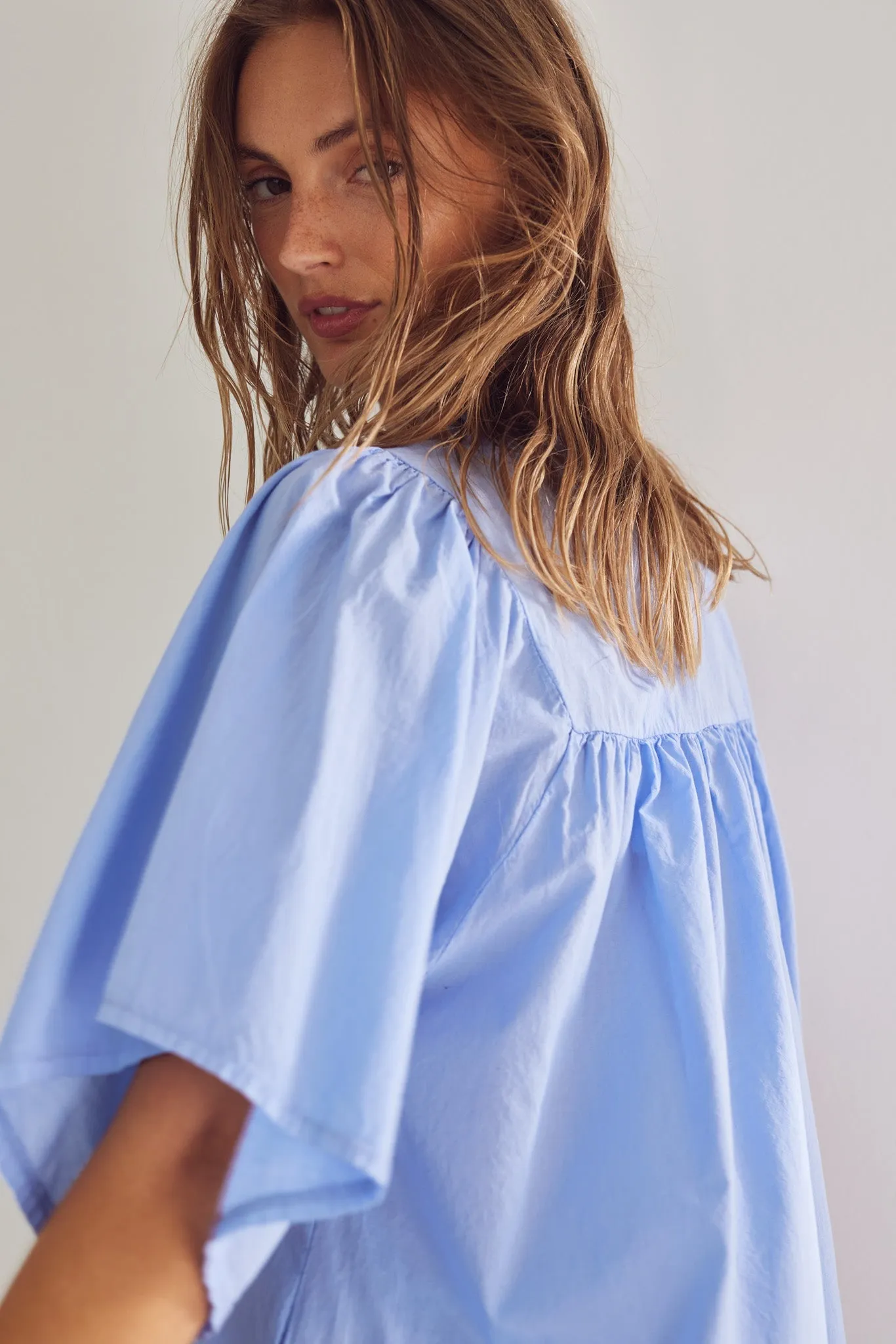 Leslie Dress Vista Blue sold by Noella Fashion product image thumbnail 2