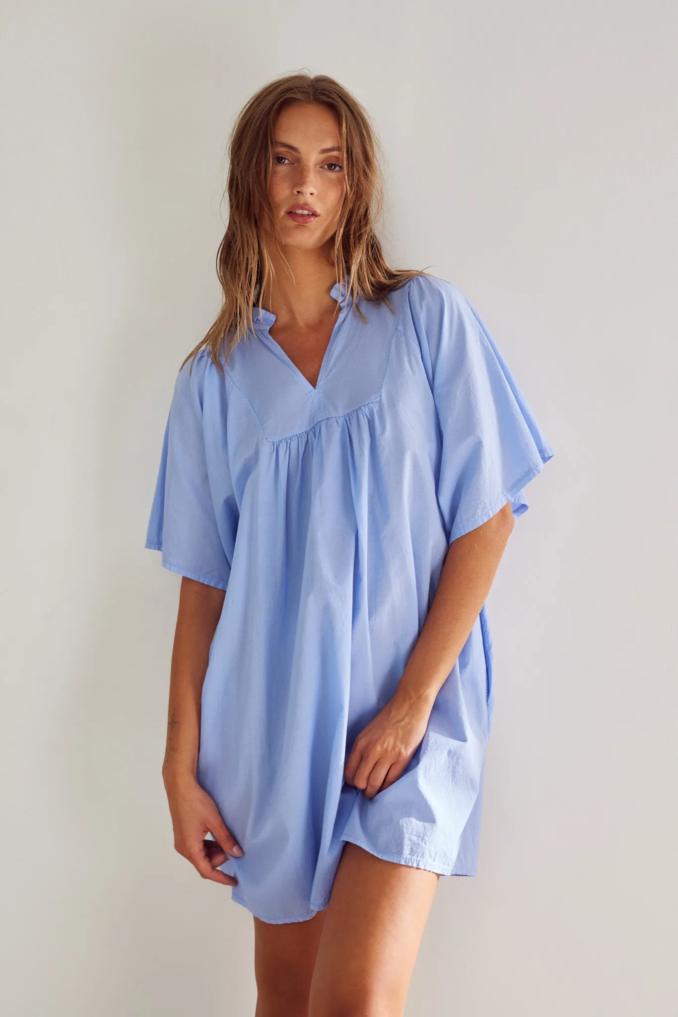 Leslie Dress Vista Blue sold by Noella Fashion product image thumbnail 4